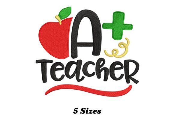 A Teacher: A Whimsical Embroidery Design to Celebrate Educators