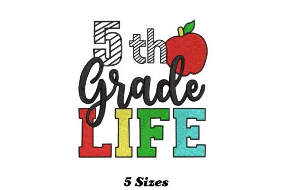 Adding Whimsy to Your Wardrobe with Delightful 5th Grade Life Embroidery