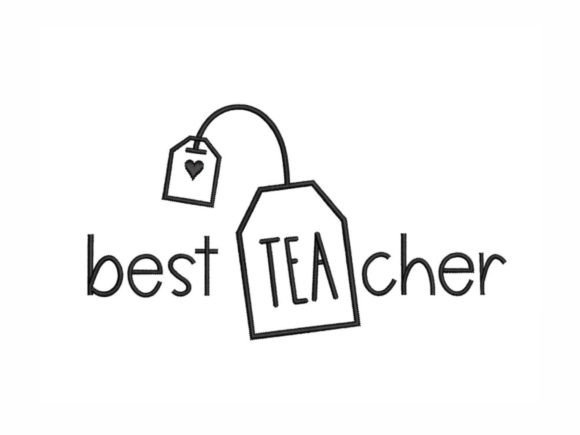 Best Teacher: Evaluating the Tea Bag Embroidery Design for Educator Gifts