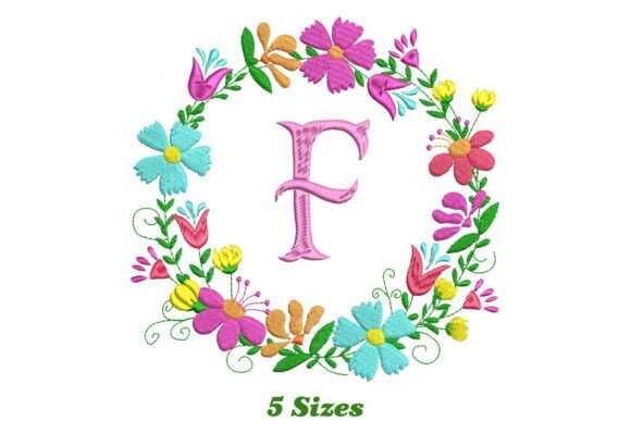 Flower Alphabet Letter F: A Practical Guide to Embroidery Integration