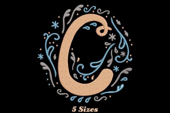 Letter C: The Curved Character That Elevates Your Embroidery Projects