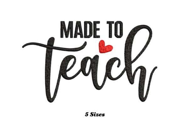 Made to Teach: A Charming Embroidery Design for Every Maker