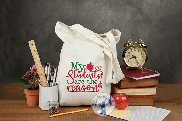 My Students Are the Reason: A Heartwarming Embroidery Design for Meaningful Gifts