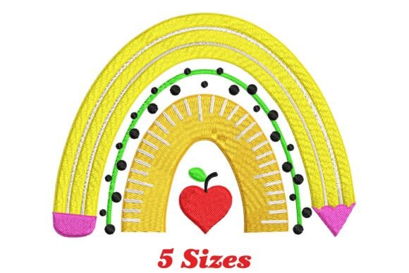 Spruce Up Your Fabrics with the Rainbow Apple: A New Standard in Whimsical Machine Embroidery