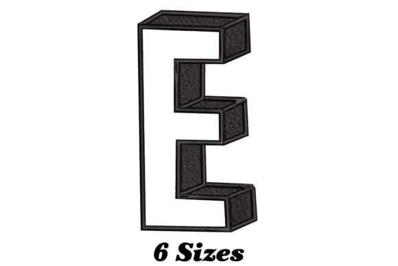 Stylish Letter E: Elevate Your Embroidery Projects with Confidence