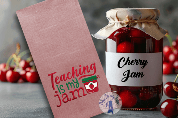 Teaching is My Jam: A Heartwarming Embroidery Design for Appreciation